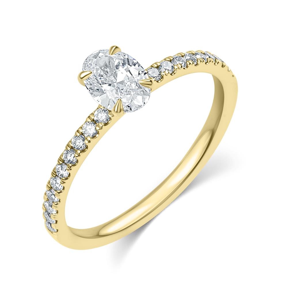 18ct Yellow Gold Diamond Ring D50
