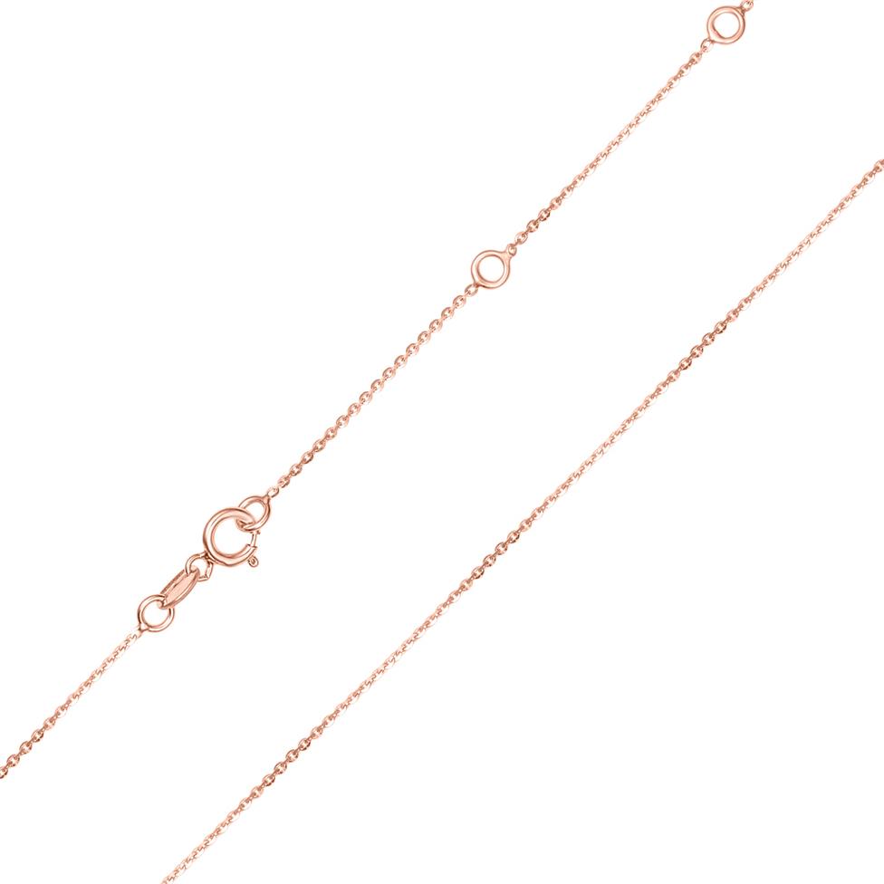 18ct Rose Gold Trace Chain
