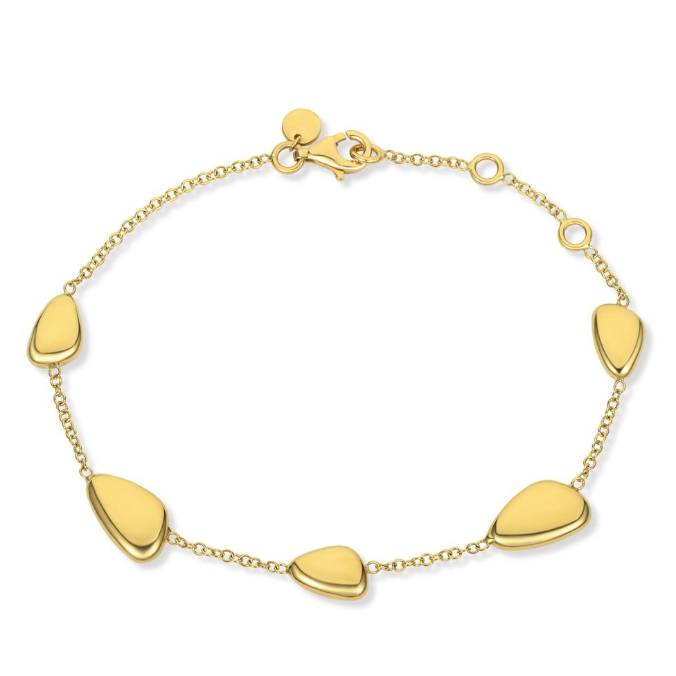 PEBBLE  18ct Yellow Gold Bracelet